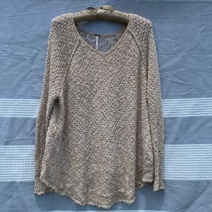 SOLD Free People Sheer Back Sweater